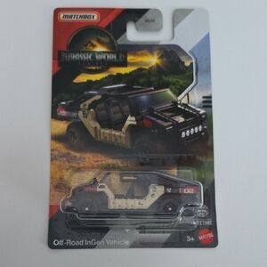 🏁 Matchbox Jurassic World Adventure Vehicle - Black and Tan